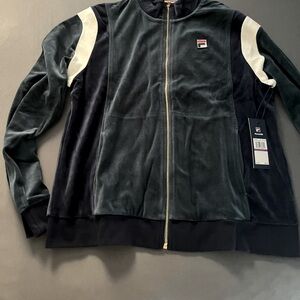 Men XXL New with tags FILA velor tracksuit